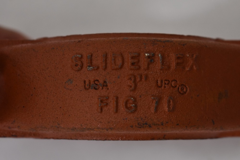SlideFLEX Flexible Coupling Fig 70 3" Dia Red Hardware Metal Tool Grooved