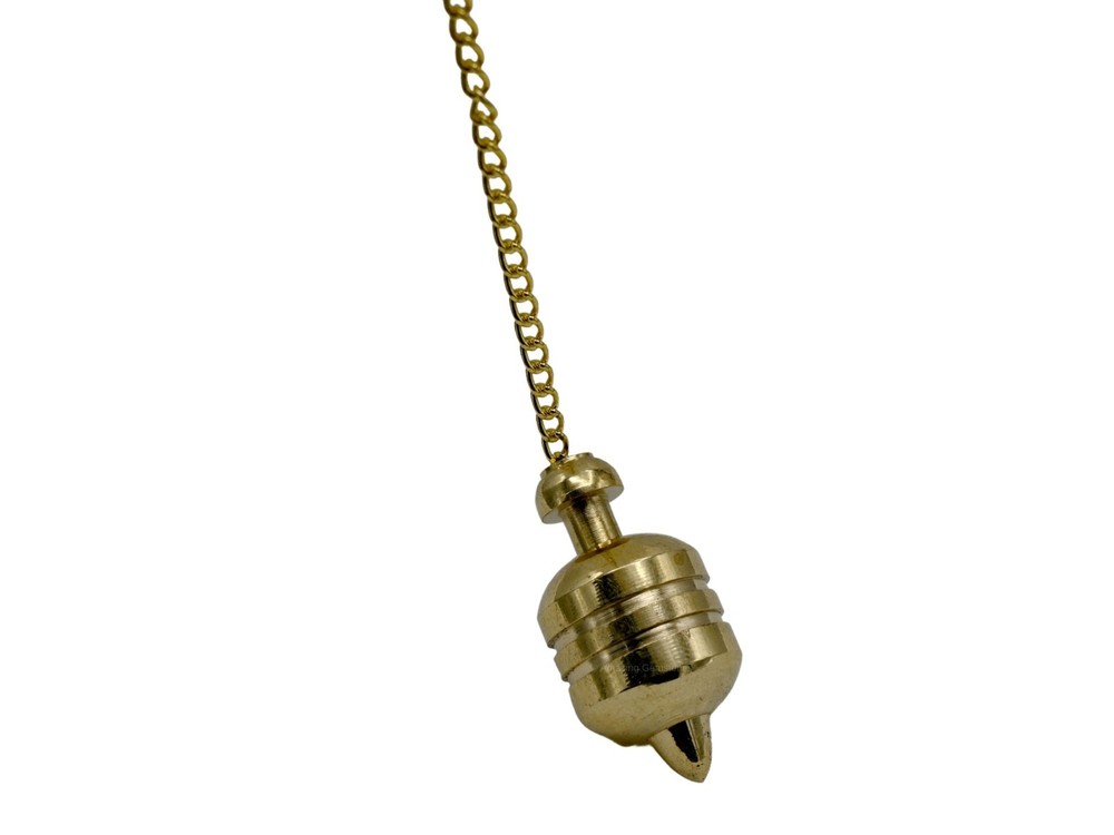 Gold 2 Ring Drum Steel Copper Pendulum for Divination