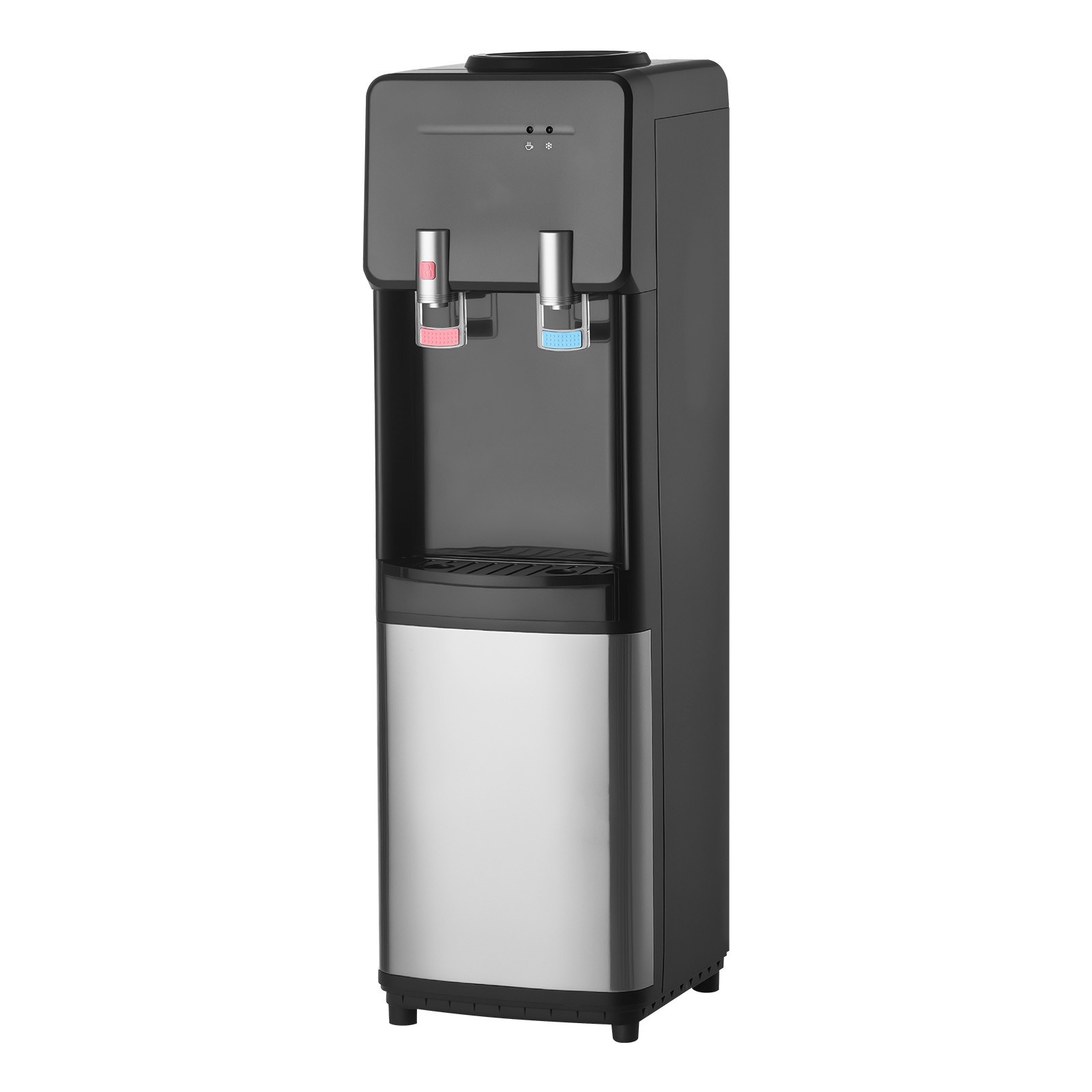 Top Loading Water Cooler Dispenser for 3 or 5 Gallons Jugs Stainless Steel