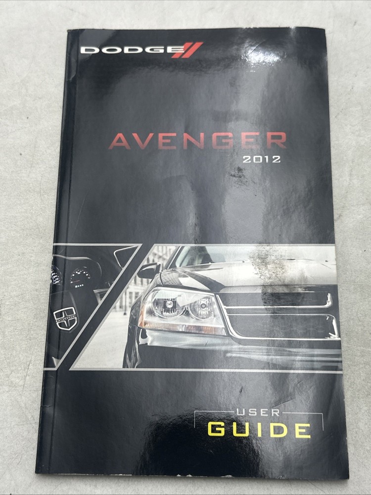 2012 Dodge avenger user guide