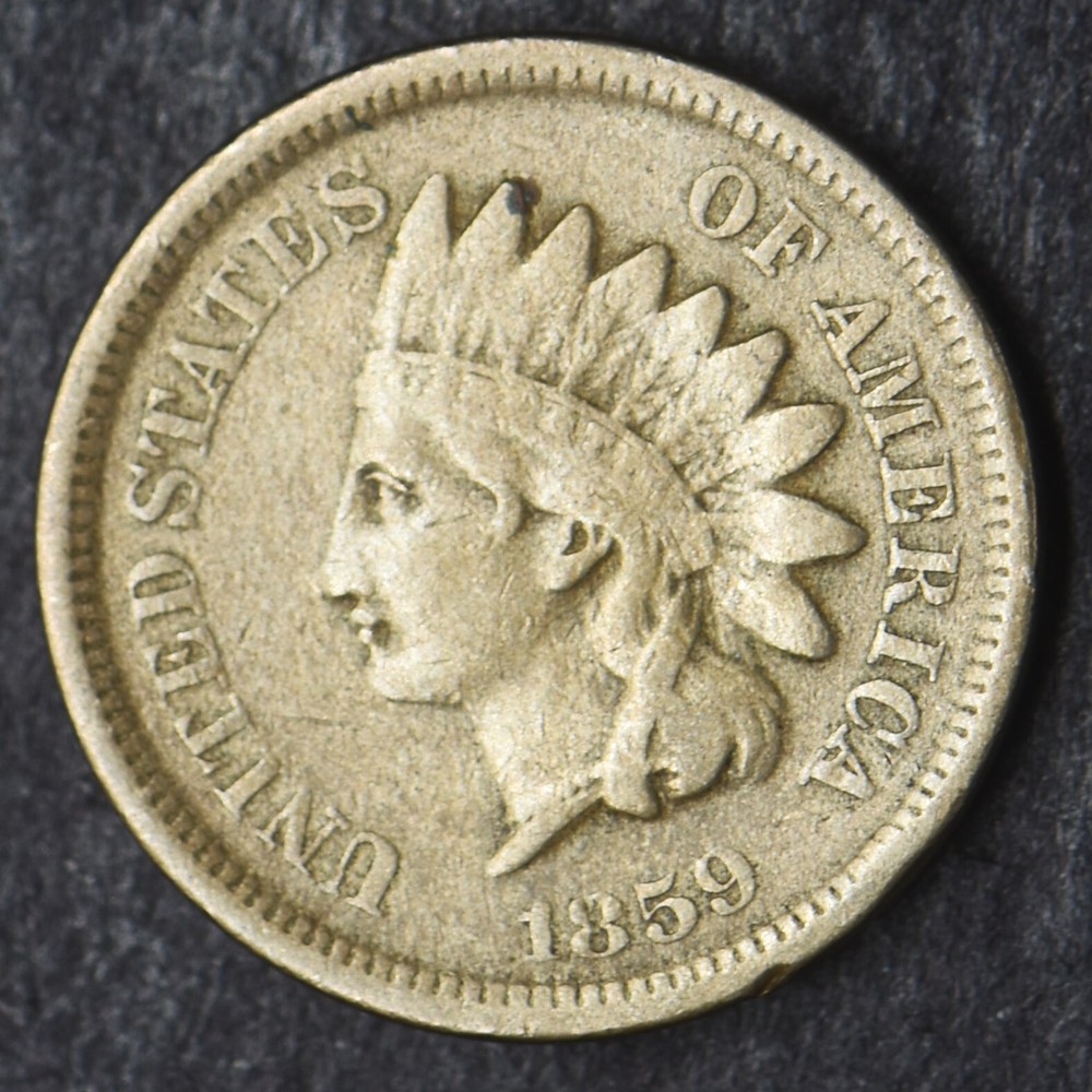1859 Indian Head Cent 1C- COINGIANTS -