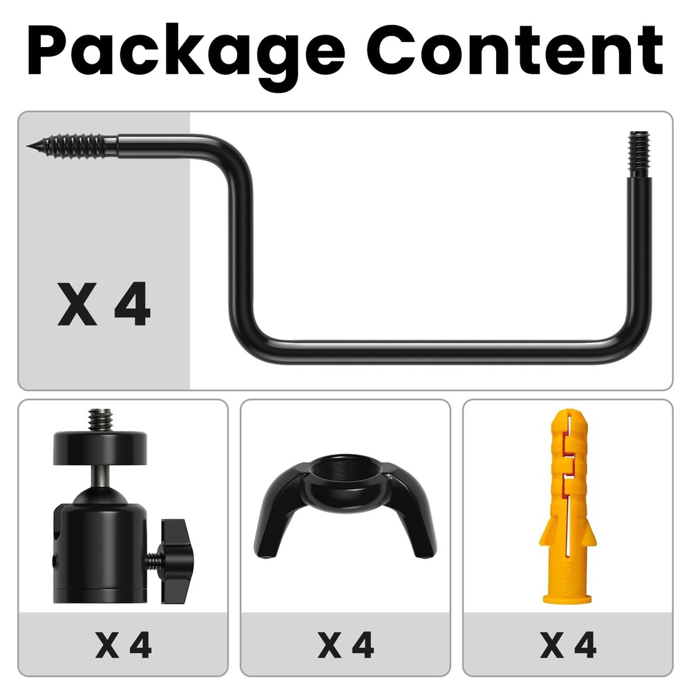 ORIPIK Trail Camera Tree Mount: 360 Degrees Adjustable Game Mount...