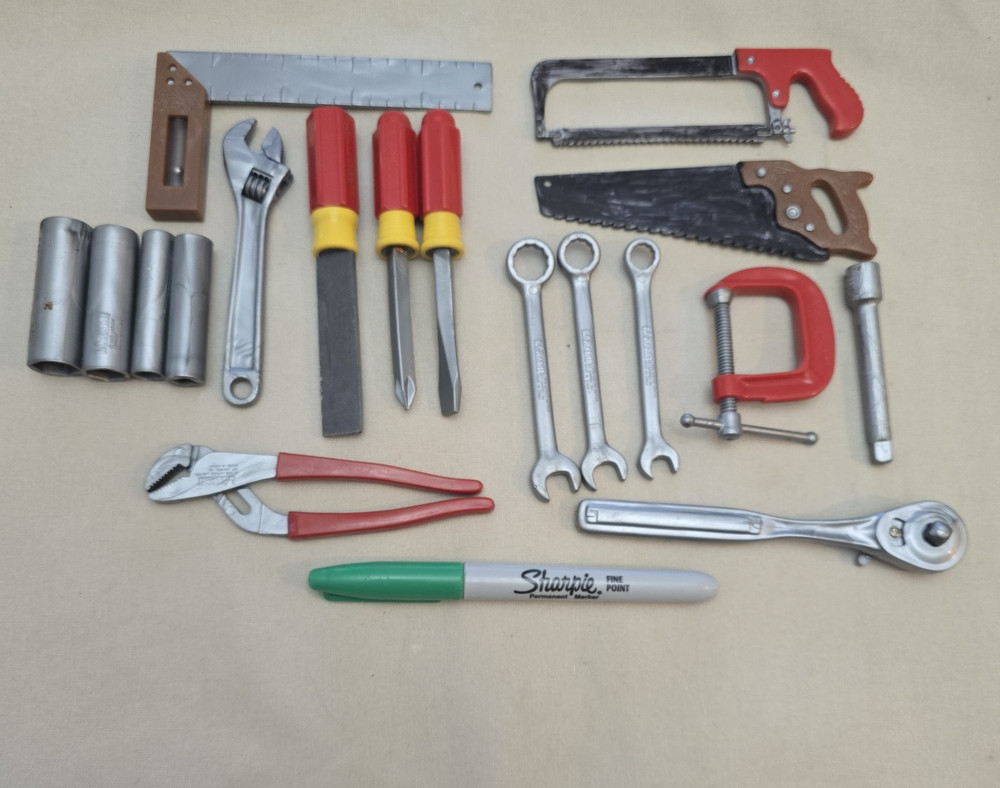 Larami Miniature Toy Tools - All plastic
