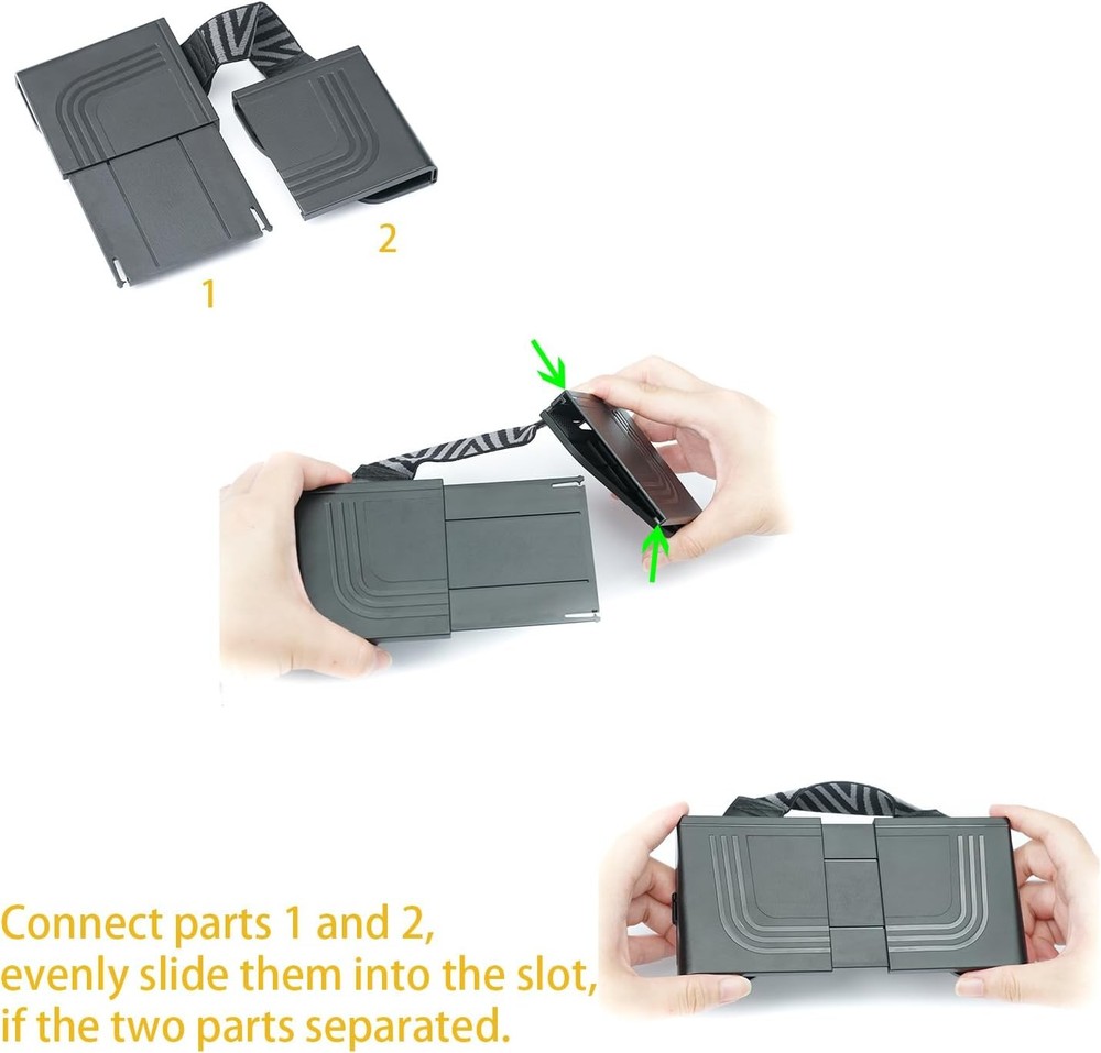 Sun Shade Visor for Mobile Phones Remote Controllers Clear Visibility Easy