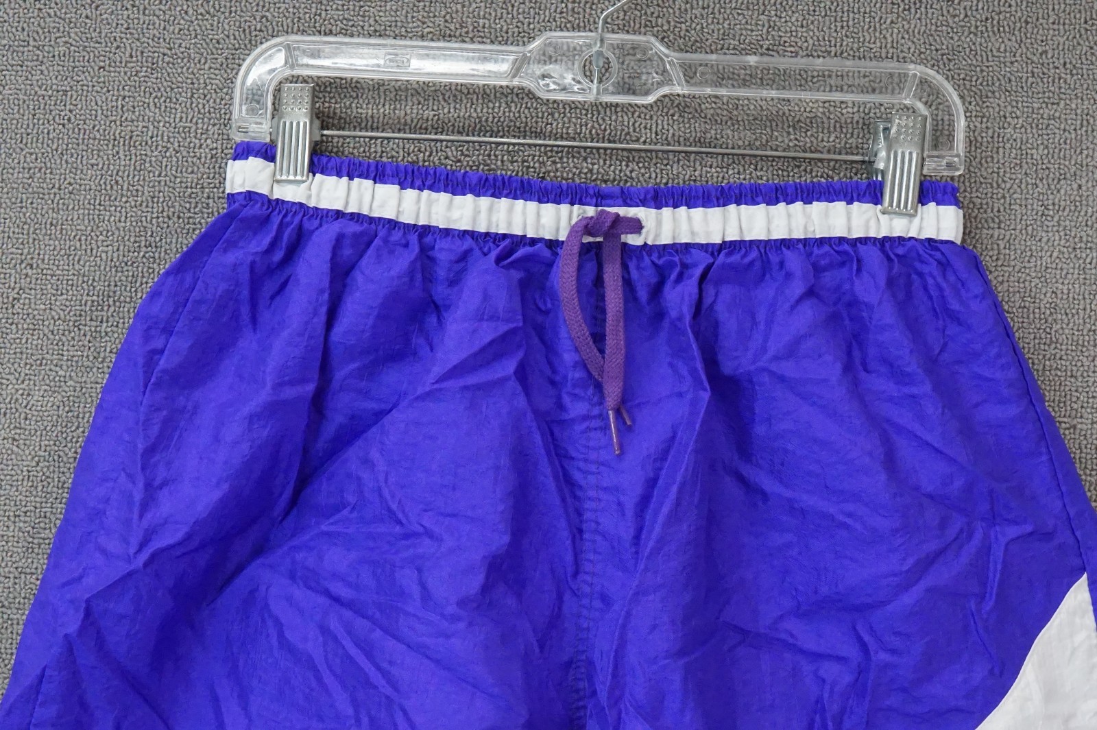 Vintage Umbro Men's Soccer Shorts Nylon Purple Size Large