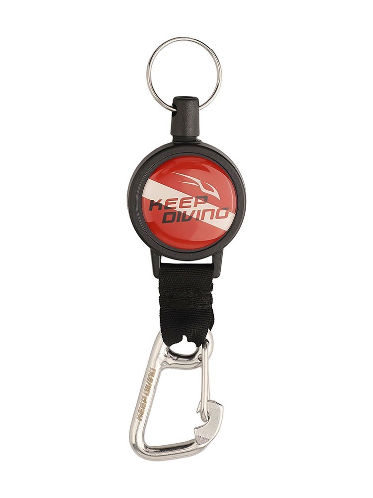 Key Chain Strap Adjustable Diving Gear Hook Diving Telescopic Miss Rope