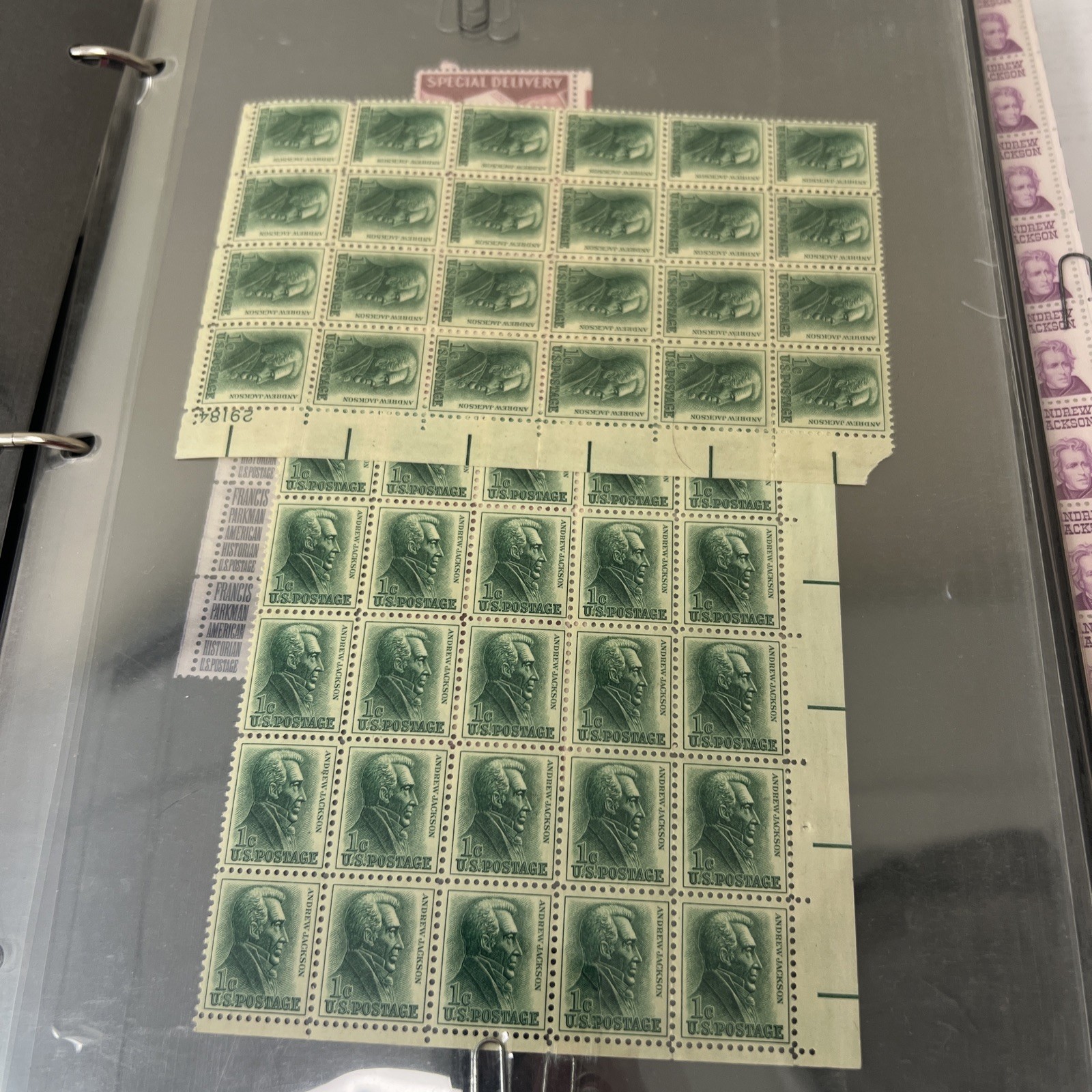 HUGE Unsearched Binder Of New and Used Stamps Vintage US And Overseas Make Offer