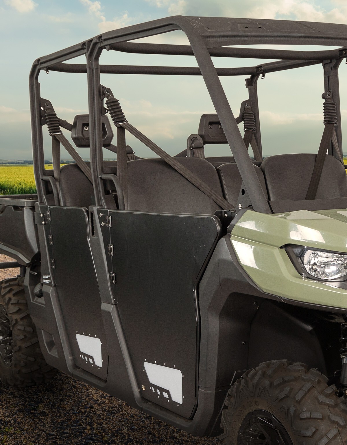 Heavy Duty Aluminum Half Door For Can-Am Defender MAX HD7 HD8 HD9 HD10 715006316