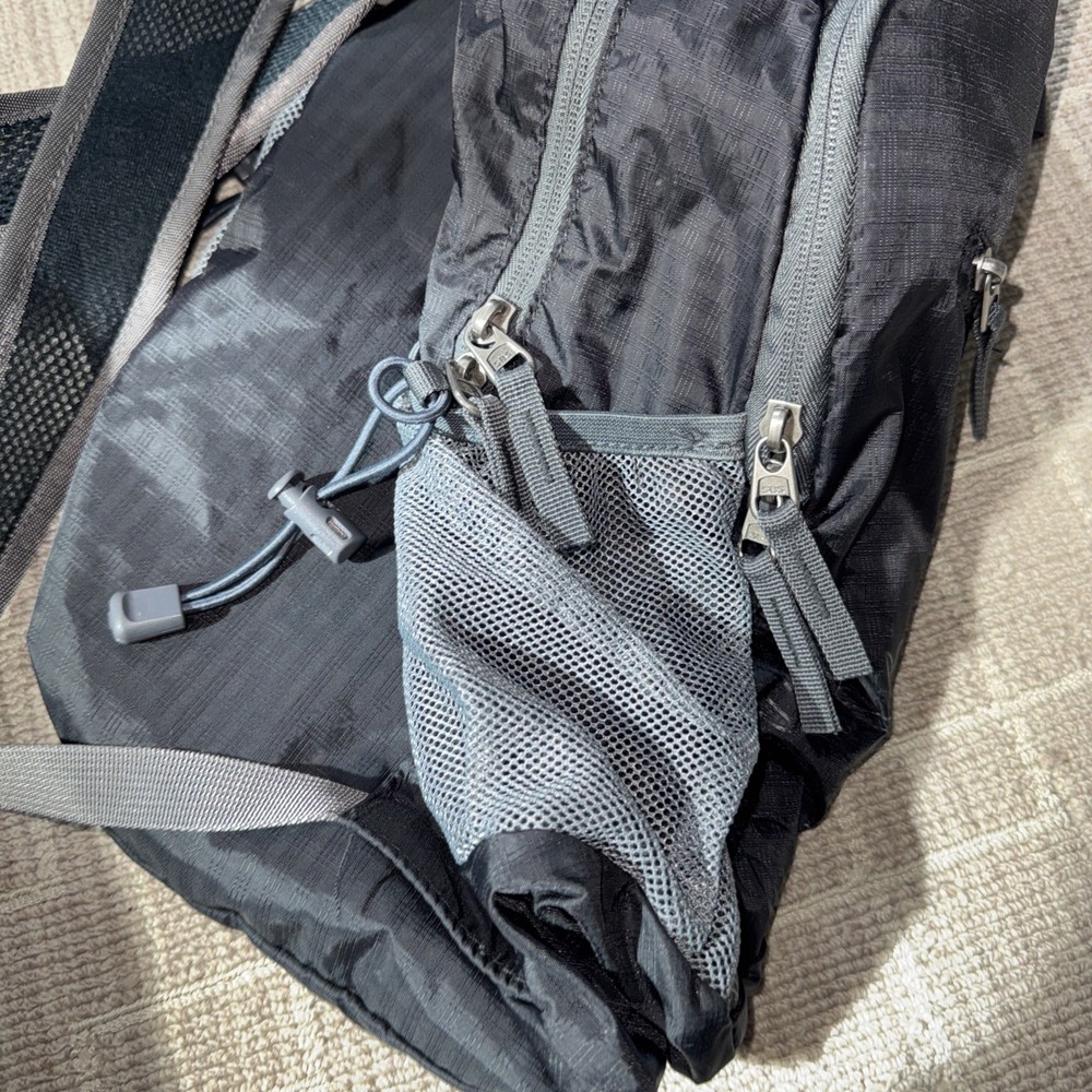 Outlander Lightweight Travel Hiking Backpack - Packable - Daypack - Black