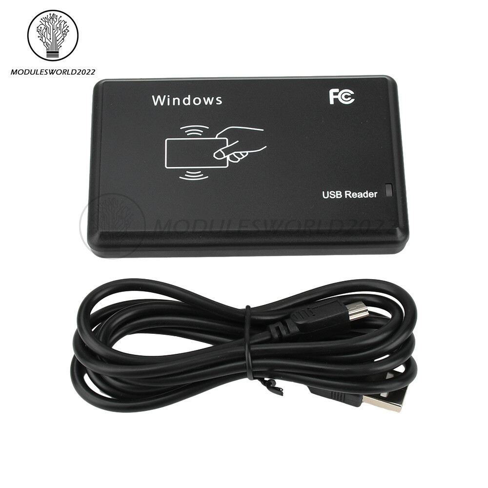 125Khz USB RFID Contactless Proximity Sensor Smart ID Card Reader EM4100