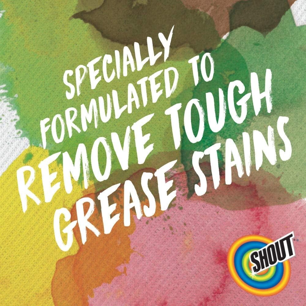 Shout Advanced Grease Busting Foam Stain Remover, 18 oz