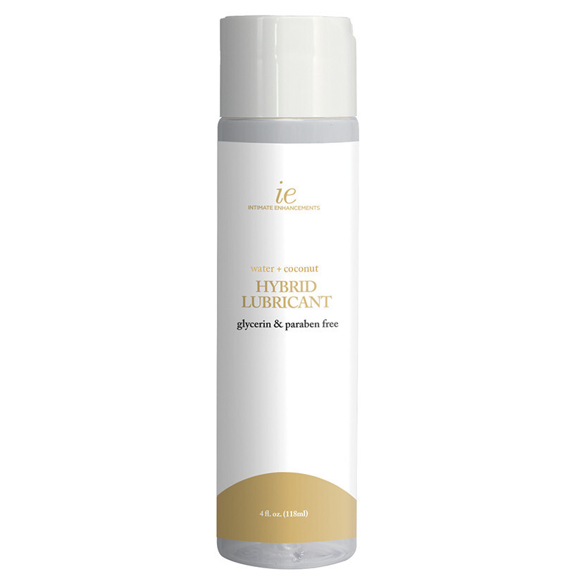 Intimate Enhancements Water + Coconut Flavored Hybrid Lubricant 4 oz