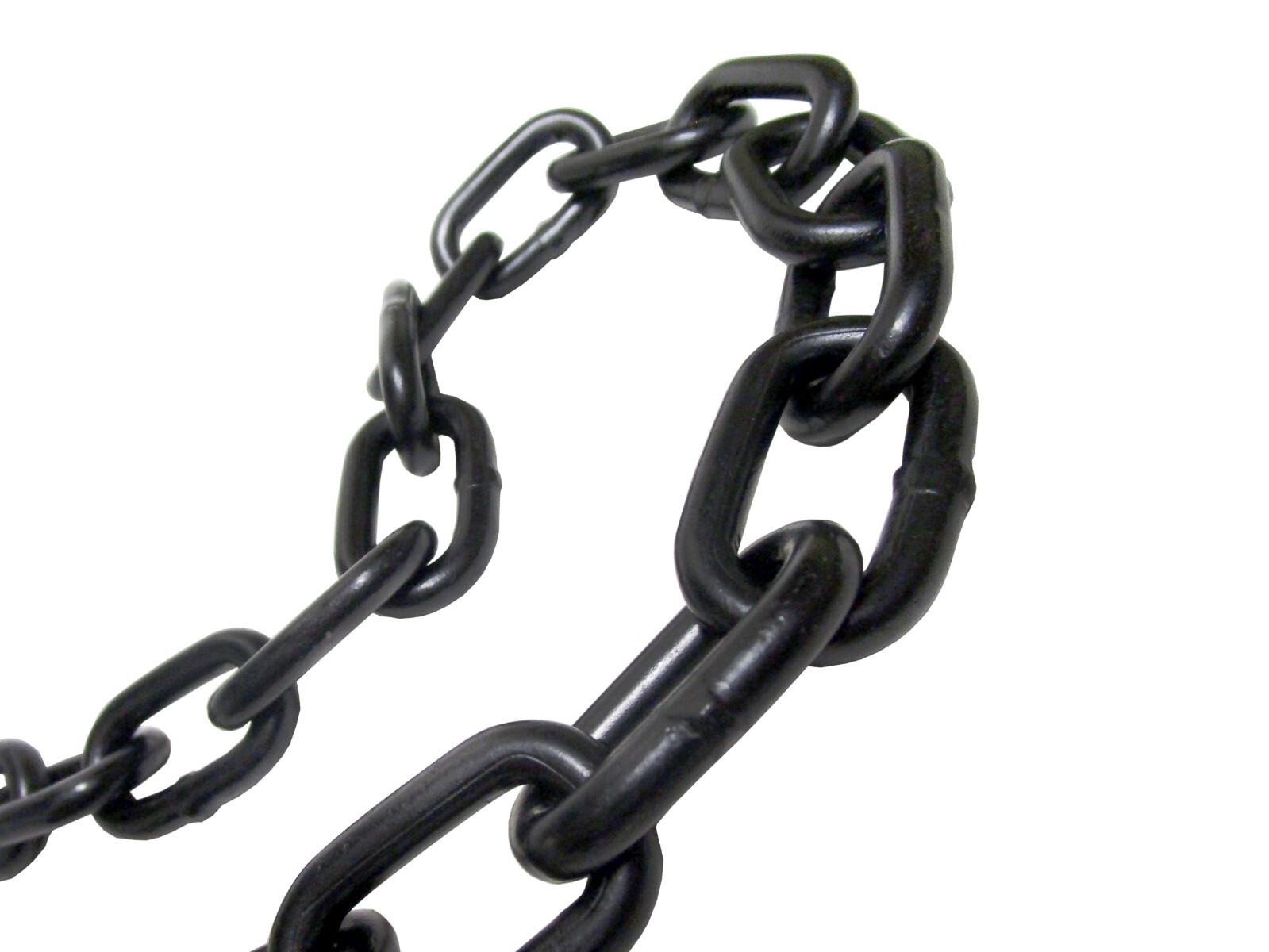 20 ft 3/16″ Grade 30 Black Powder‑Coated Proof Coil Steel Chain | Industrial Use