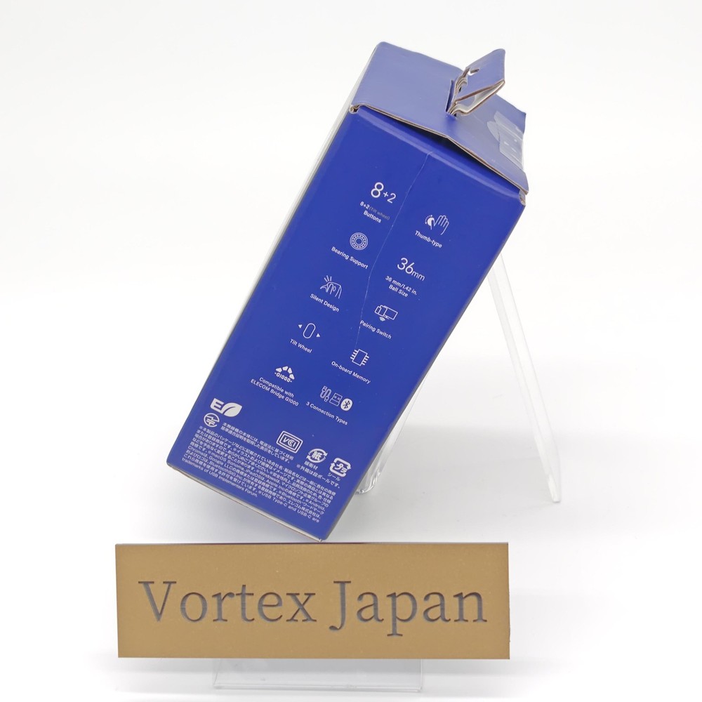 New ELECOM Trackball Mouse IST PRO Multi-Connection Bluetooth Wireless from JP