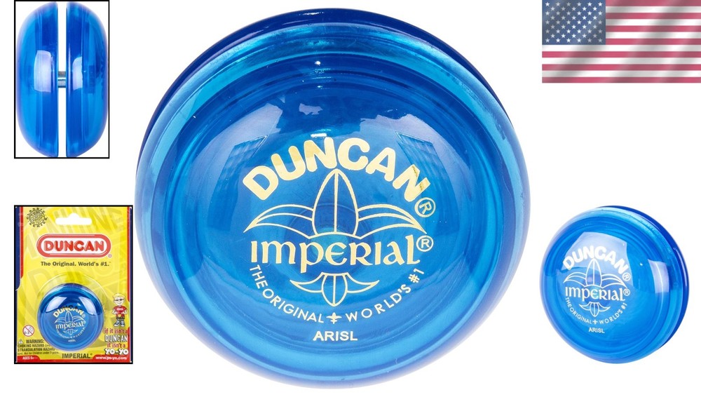 Beginner-Friendly Imperial Yo-Yo in Blue: Durable and Ideal for Tricks