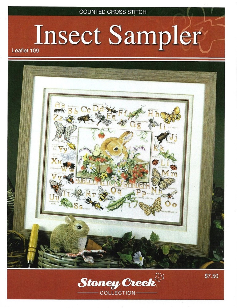 Insect Sampler LFT109 by Stoney Creek cross stitch pattern
