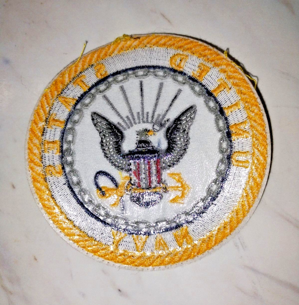 U.S. Navy Eagle Seal logo embroidered patch 4”