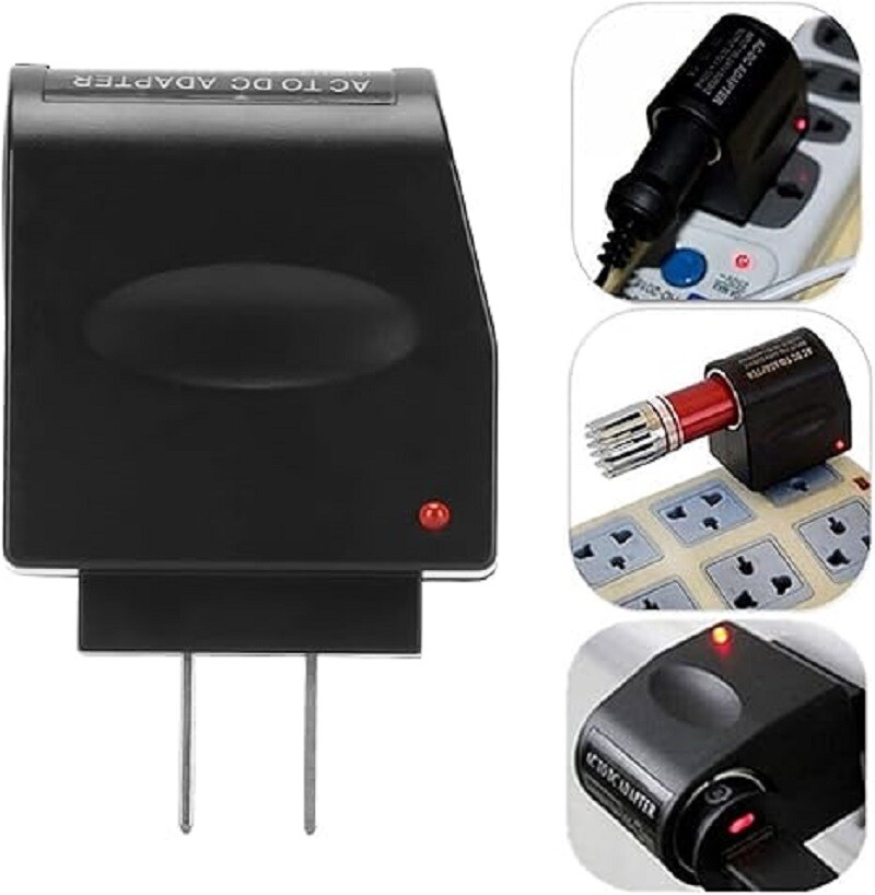 New 110V - 240V AC Plug To 12V DC Car Cigarette Lighter Converter Socket Adapter