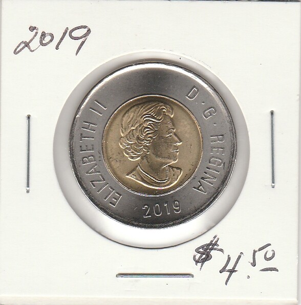 Canada 2019 $2.00 Regular