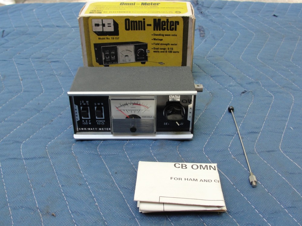 Vintage GC Electronics CB Omni-Meter SWR Model 18-157 New Original Box.