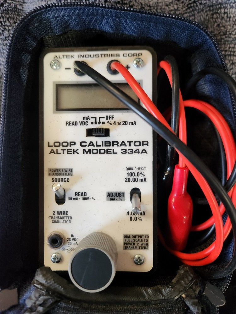 Altek 334A Loop Calibrator with Case