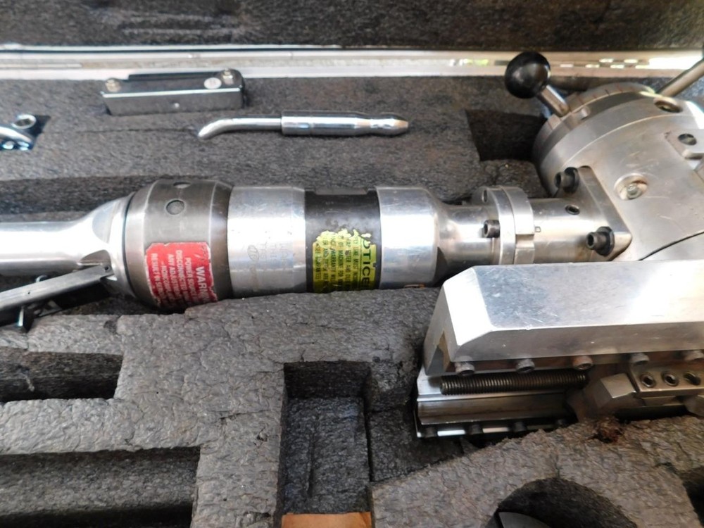 TRI TOOL 206B BEVELMASTER PIPE BEVELER BEVELING MACHINE PORTABLE LATHE SYSTEM