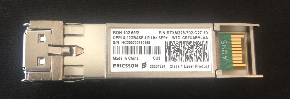 ERICSSON RDH 102 65/2 SFP Fiber Optical Transceiver