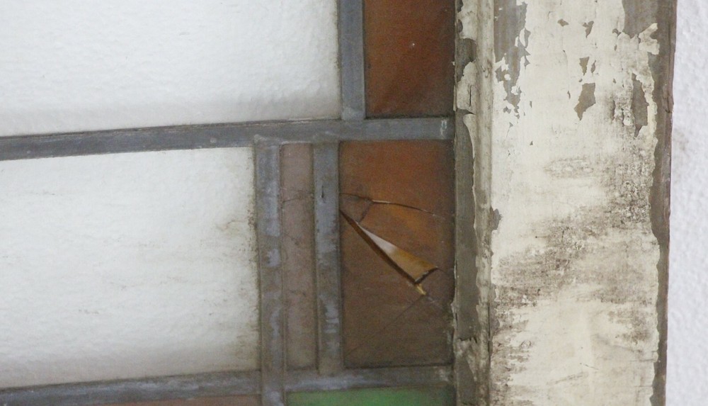 Frank Lloyd Wright Style Stained Glass Window