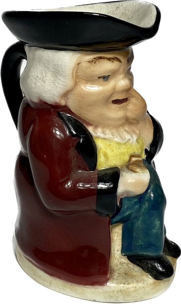 Vintage Burlington Ware Character Toby Jug Snuffy