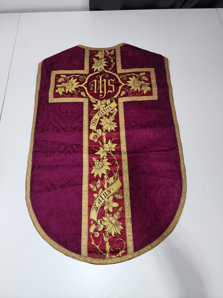 Antique Fiddleback Chasuble