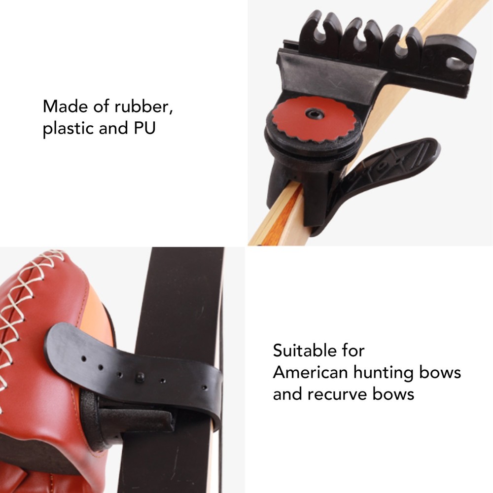 Quiver Quick Release System 4 Arrows Brown Leather Material Quiv NY