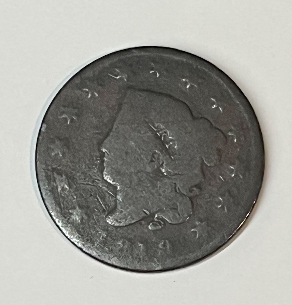 1828 Large Cent, Coronet Head, Copper - #LC128