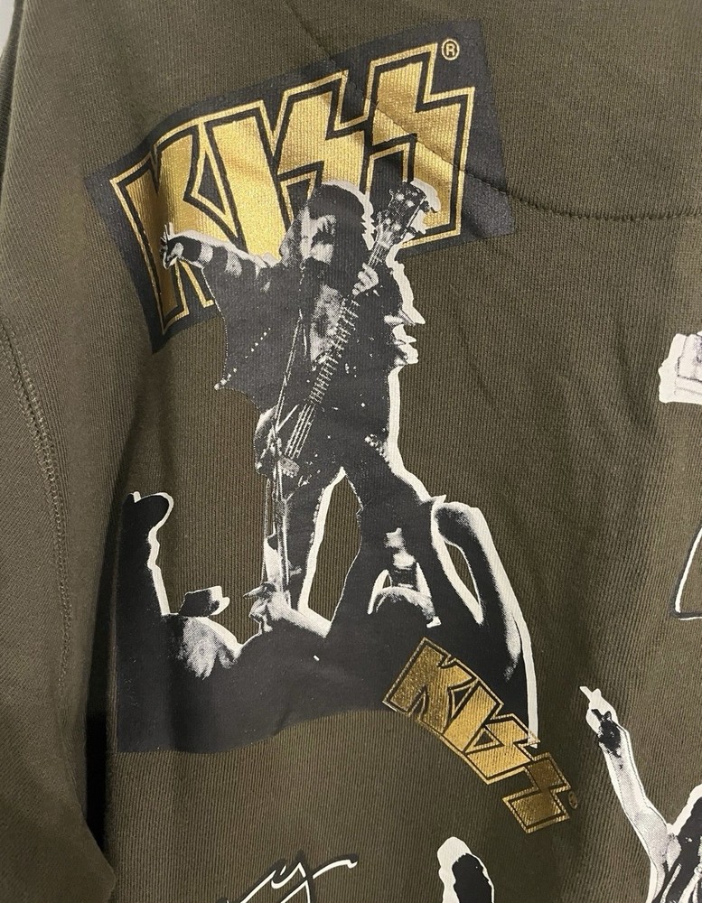 KISS TOPTEN10 LIMITED EDITION SWEATSHIRT GREEN 105cm OR LARGE