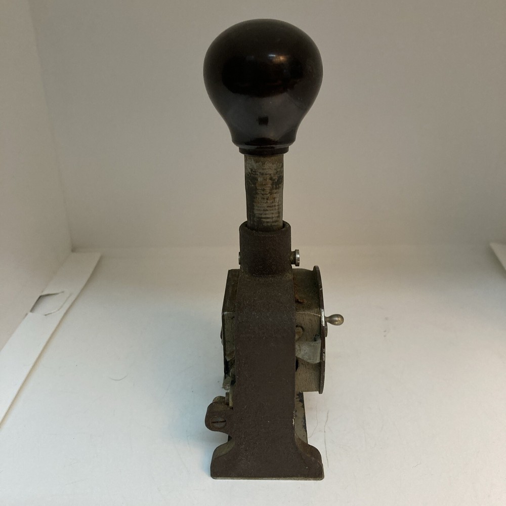 Vintage Bates Numbering Machine Stamp Wheels 6 Style E