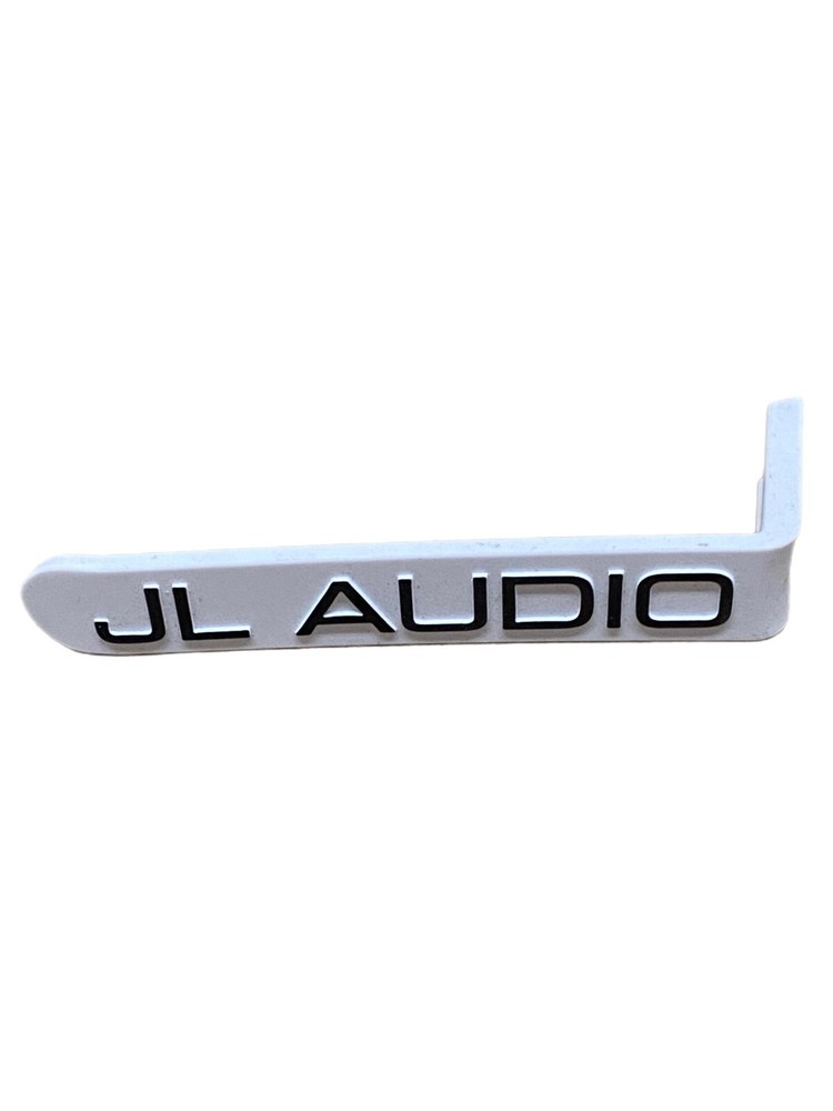 JL Audio White 2" Right Replacement Badge