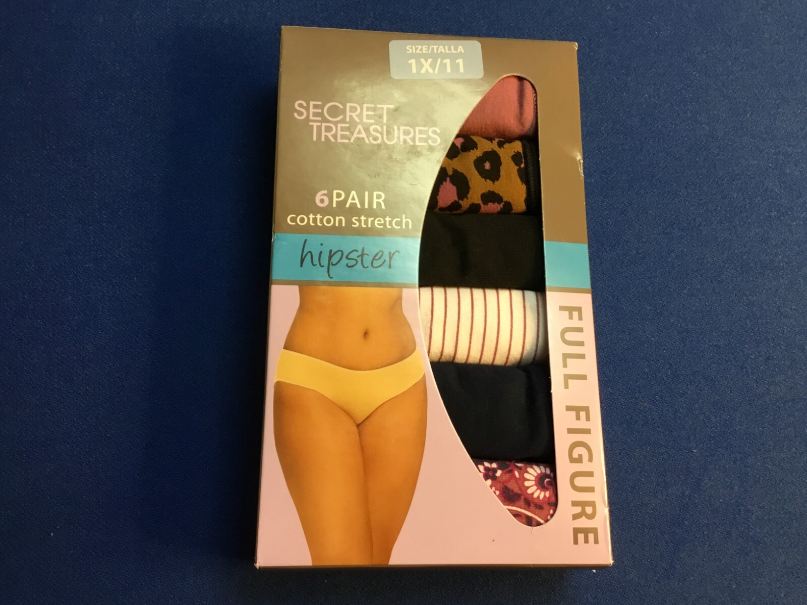 Women's underwear: Secret Treasures, available in bikini, brief, or hipster 6 pk