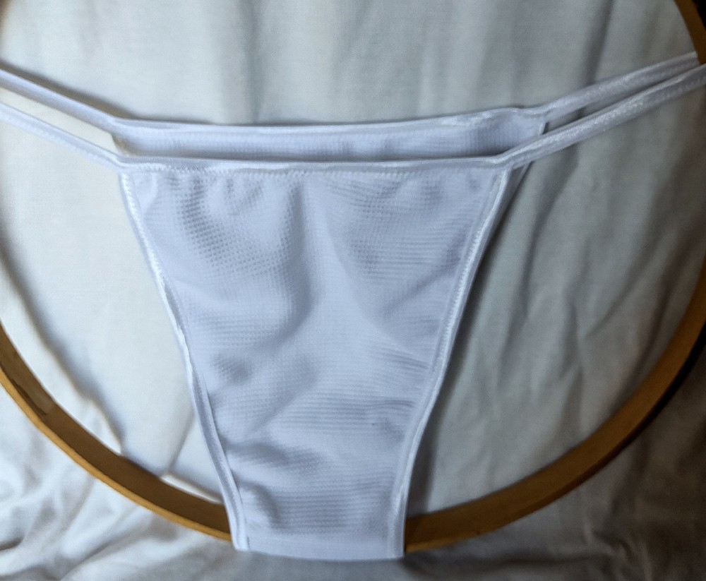 Men's SEAMLESS Half Back Tanga String Bikini Poly Blends HAND MADE Custom Size