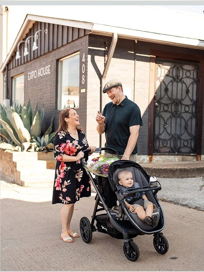Joovy Qool Modular Stroller Grey Melange 8189 Single Double Triple Ready
