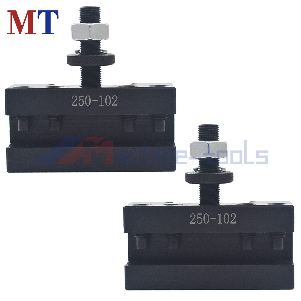 2 Pack 6-12"AXA 2# Quick Change Tool Post Boring Turning Holder 250-102