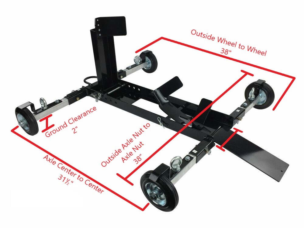 Motorcycle Loader Cycle Loader Dolly for Rollback Tow Trucks Wheel Chock