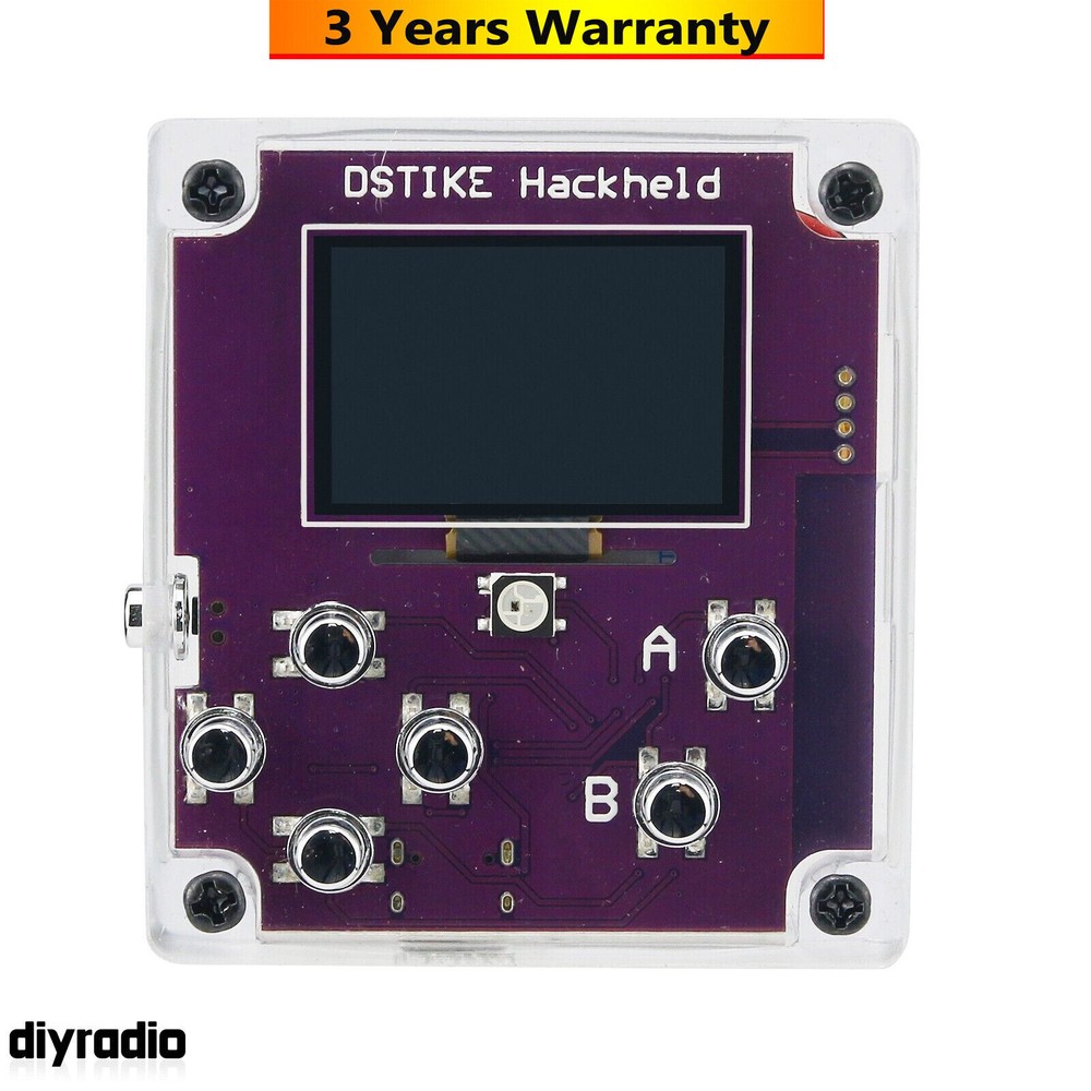 DSTIKE Hackheld Game Console Open Source Hackable w/ ESP8266 Deauther Software