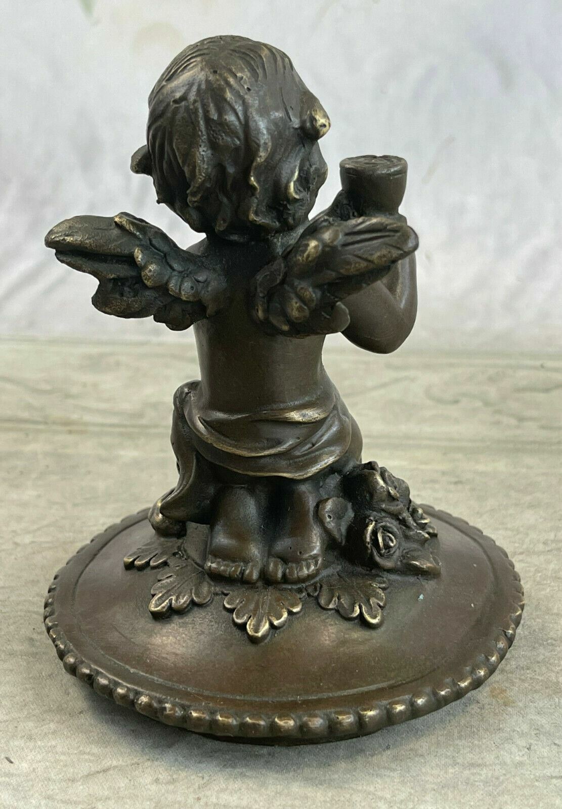 Art Deco Hand Made Jewelry Box Bronze Sculpture Museum Quality Artwork Figure NR