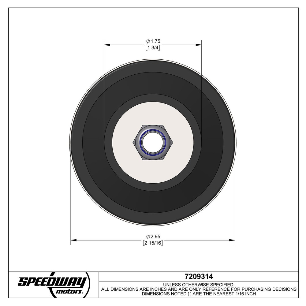 Universal Bolt-Through Rubber Engine/Motor Mount Cushion Kit, Speedway