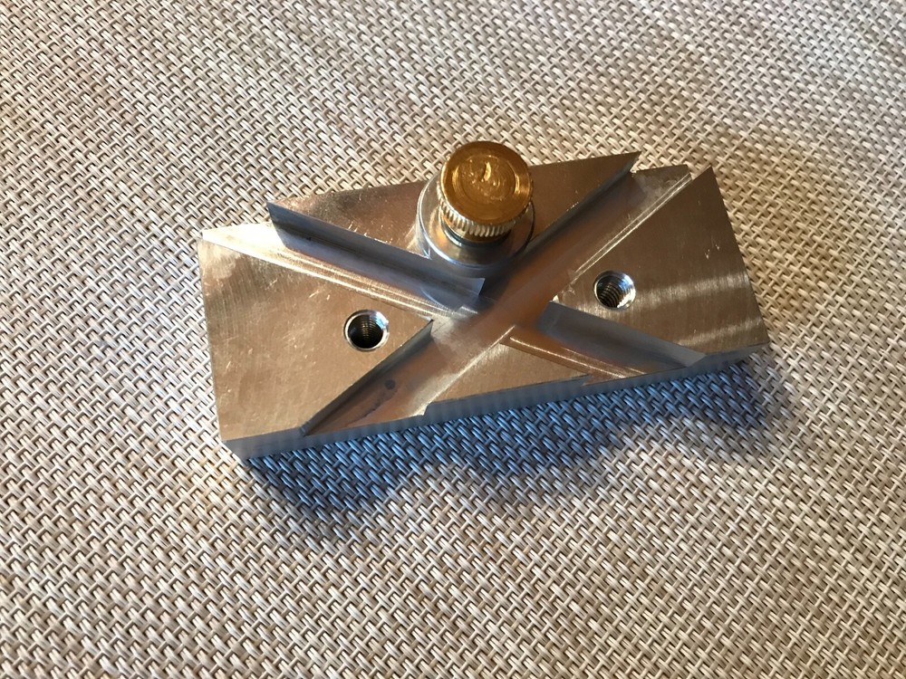 Lathe Tool Bit Grinding Jig, 60 Degree Grinding Jig for 1/2" Thread Cutting Bits