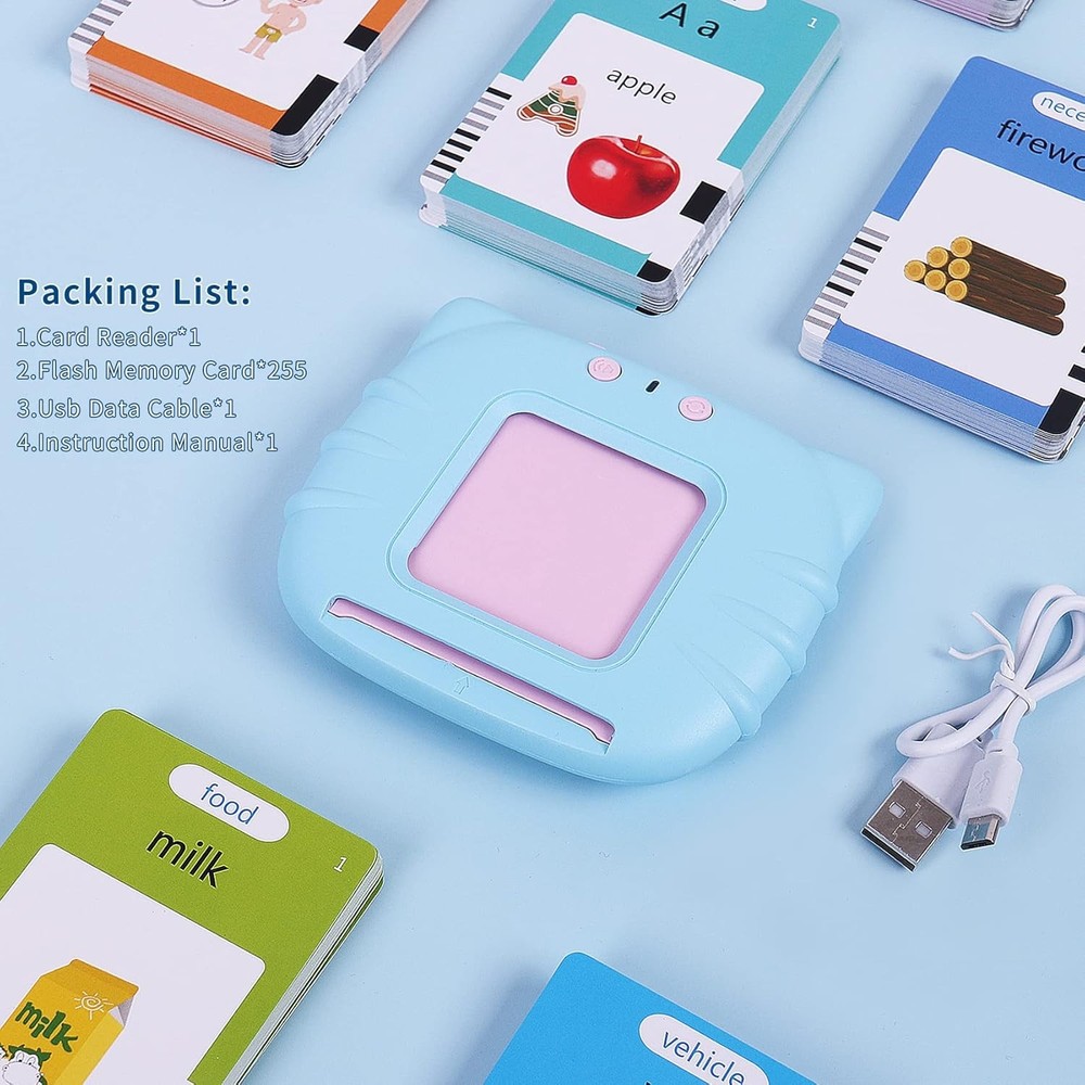 Learning Toy for Toddlers - 510 Sight Words, Blue