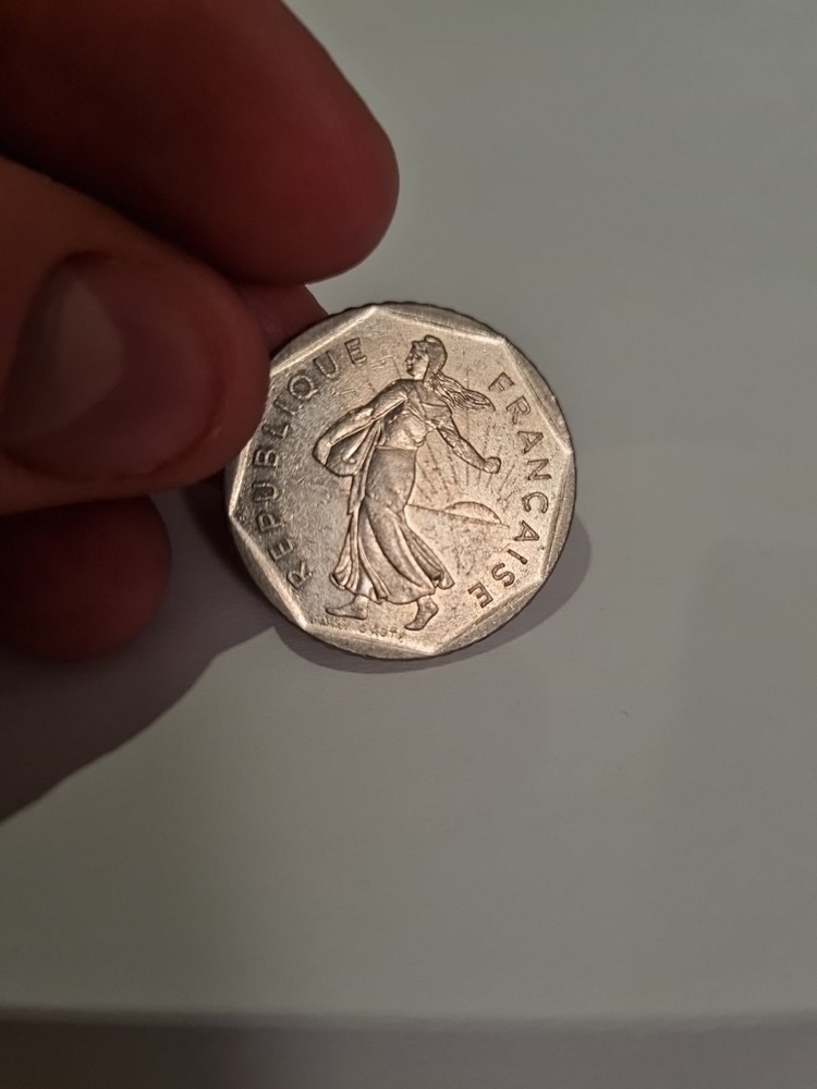 1982 French 2 Franc Coin