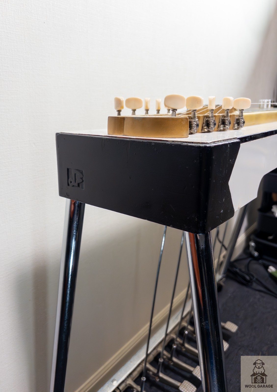 FUZZY 10 String Pedal Steel Guitar 6 Pedals w/ Hard Case Vintage From Japan