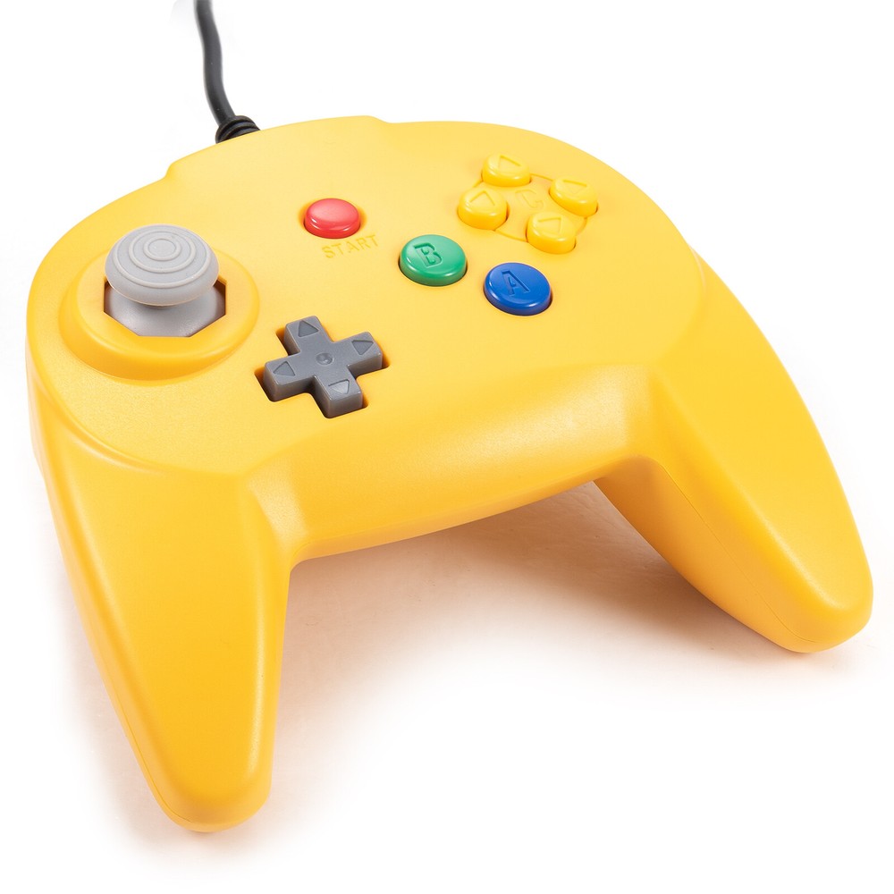 Wired Retro N64 64 bit Controller Joystick Gamepad for N64 Console Video Games