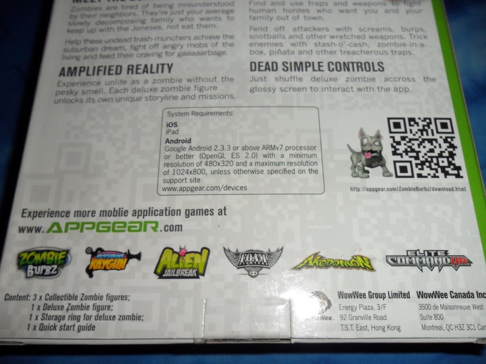 APPGEAR Zombie Burbz High Mobile Application iPad Android