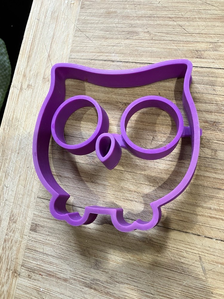 Funny Side Up Egg Mold Owl Silicone